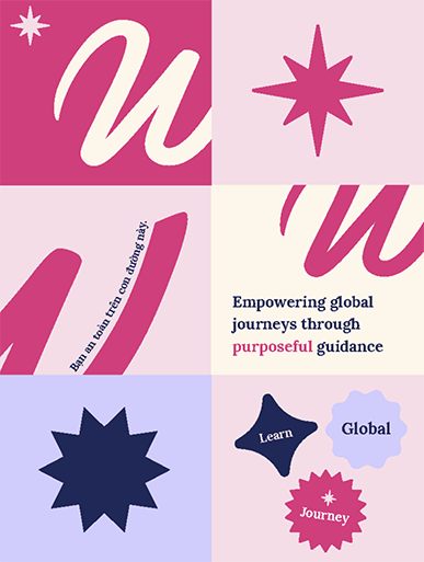 North star, W monogram and graphic compositions