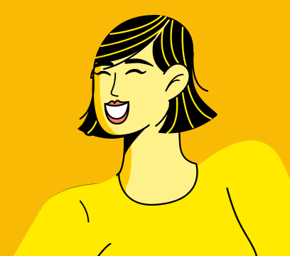 Scoot illustration representing an office-role candidate